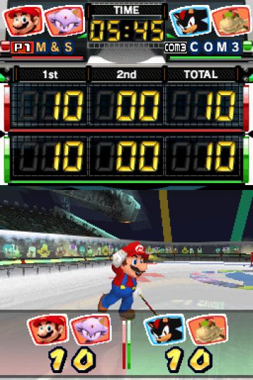 Immagine 1 del gioco Mario & Sonic ai Giochi Olimpici Invernali per Nintendo DS